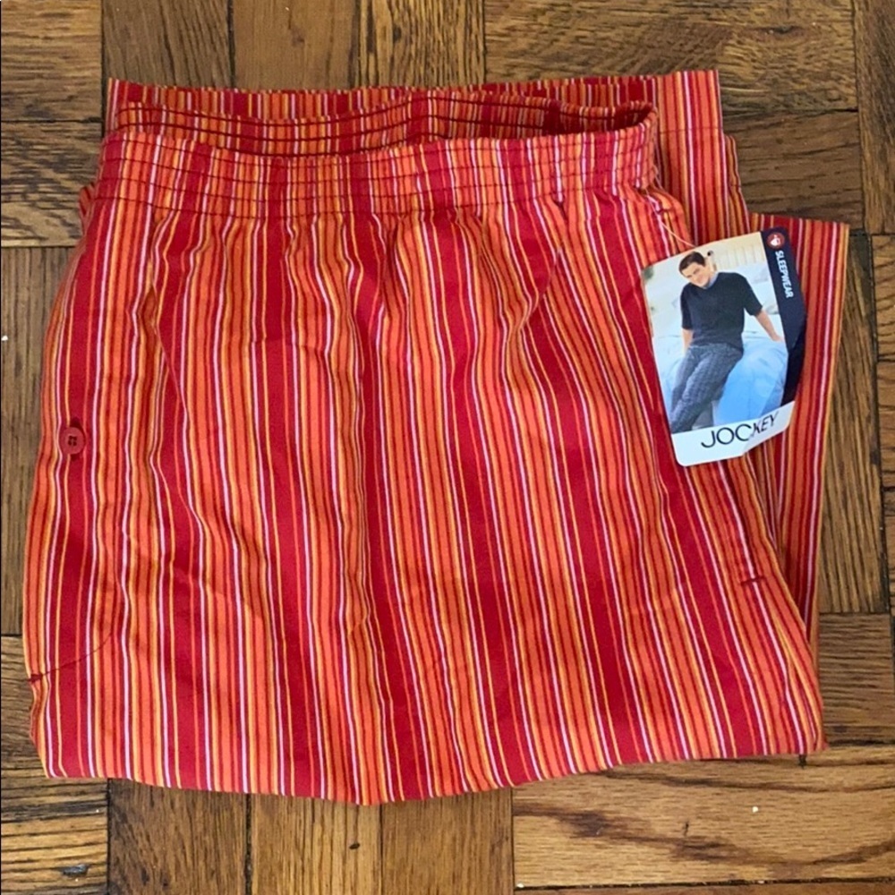 NWT Jockey Orange sleepwear pants w/pocket size:XL
